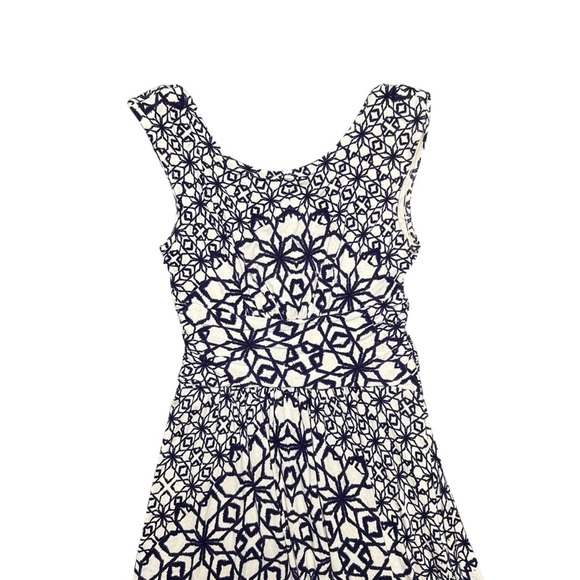 Anthropologie Maeve Mallorca Geometric Print Jersey Knit Maxi Dress Size XS - Picture 3 of 5